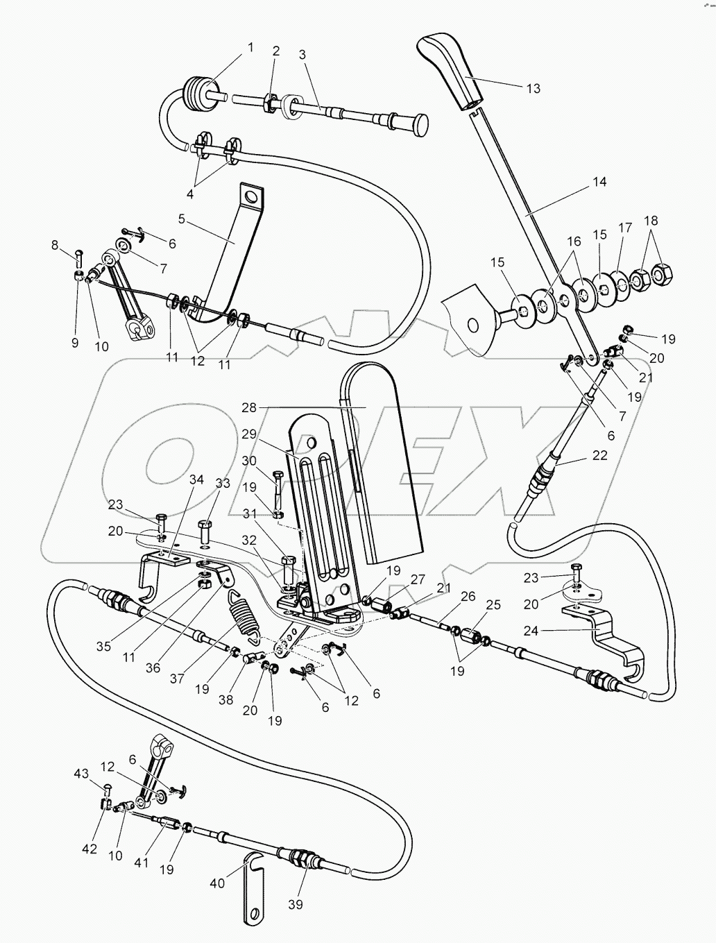  Управление подачей топлива. Серьга