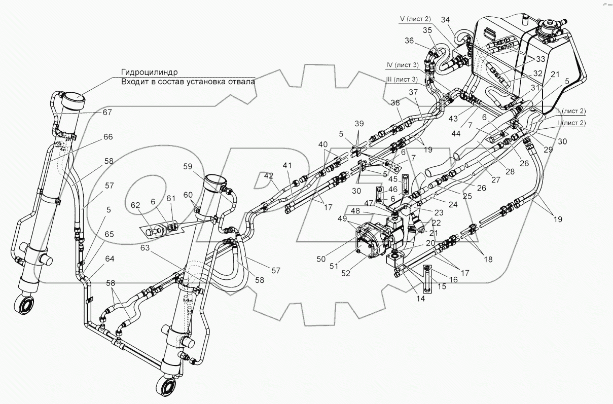  Гидросистема
