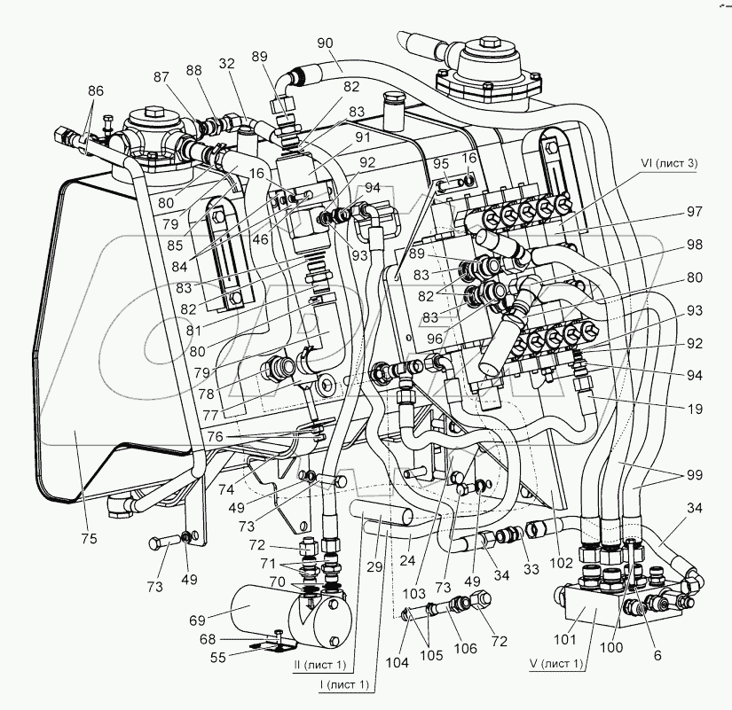  Гидросистема