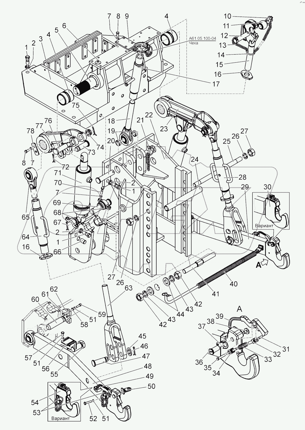  Устройство навесное