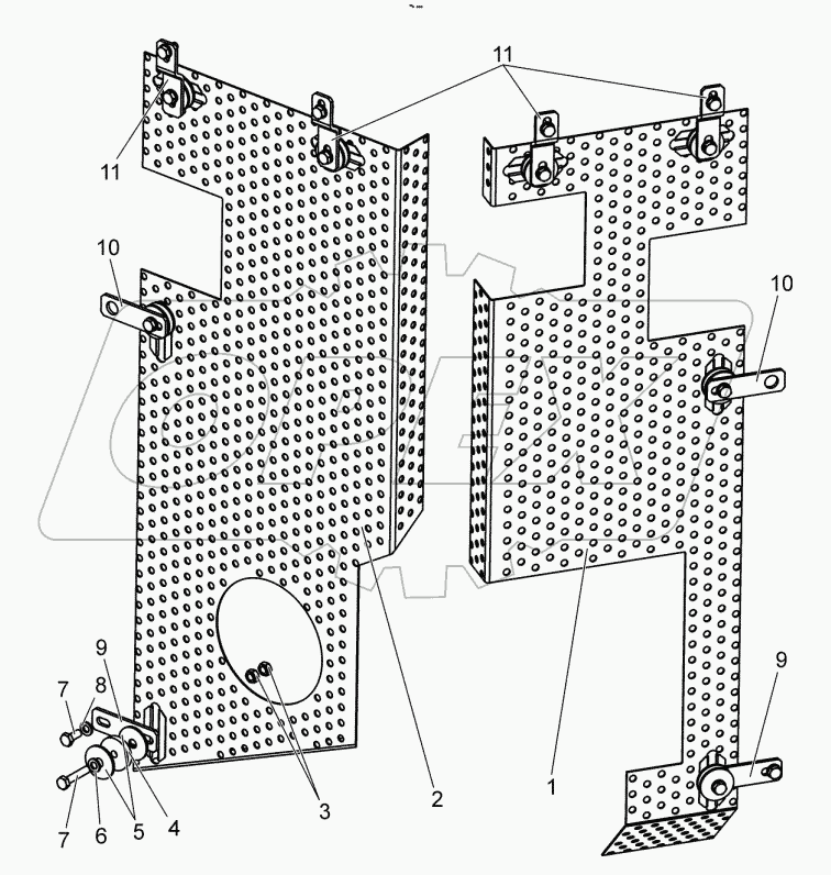  Ограждение вентилятора