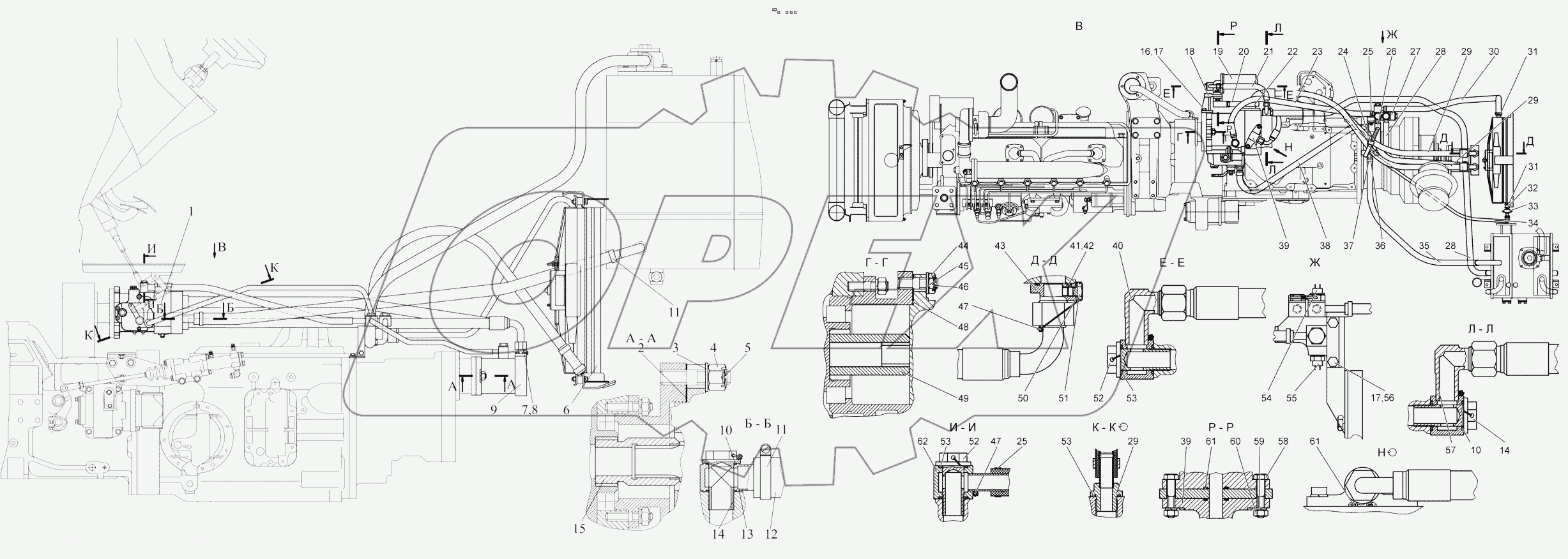  Гидросистема ГСП