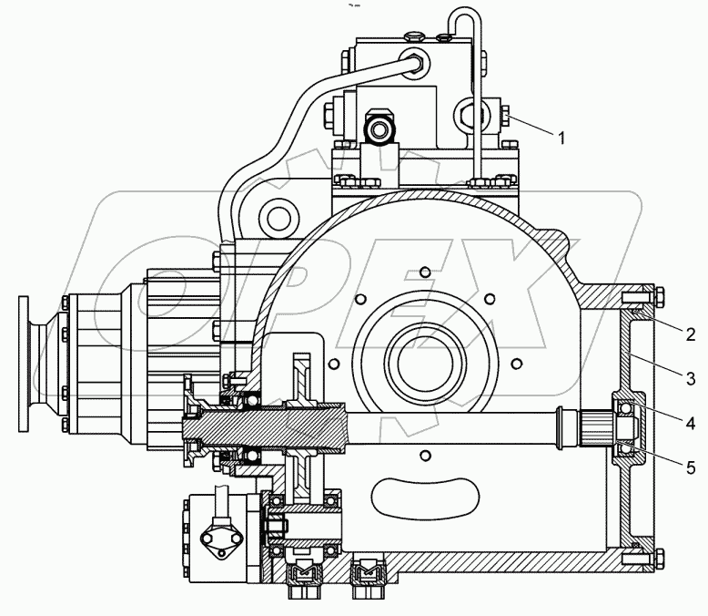  Мост задний. Крышка