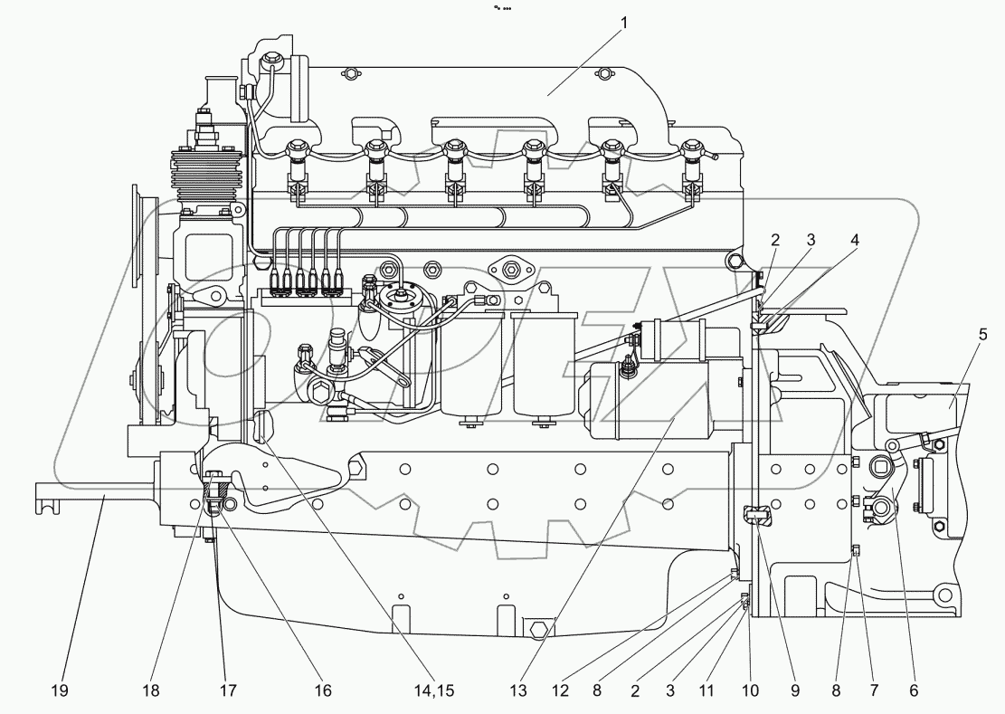  Агрегат силовой