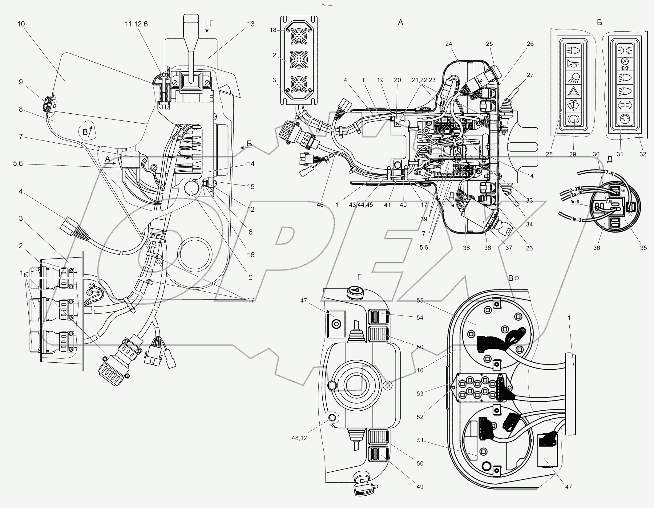  Щиток приборов