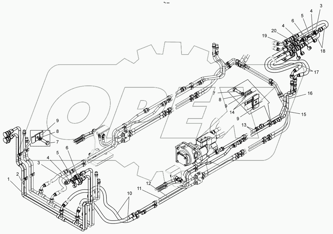  Гидросистема 1502-4600010-В1-01