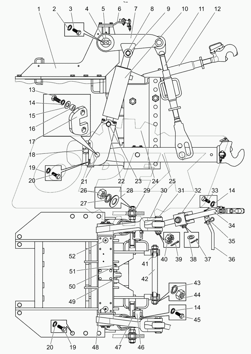 Устройство навесное