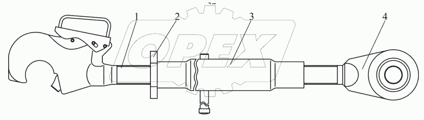  Тяга верхняя