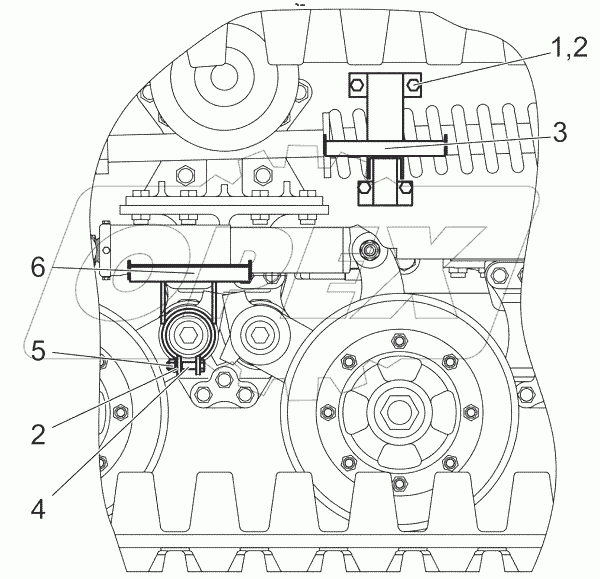  Установка подножек