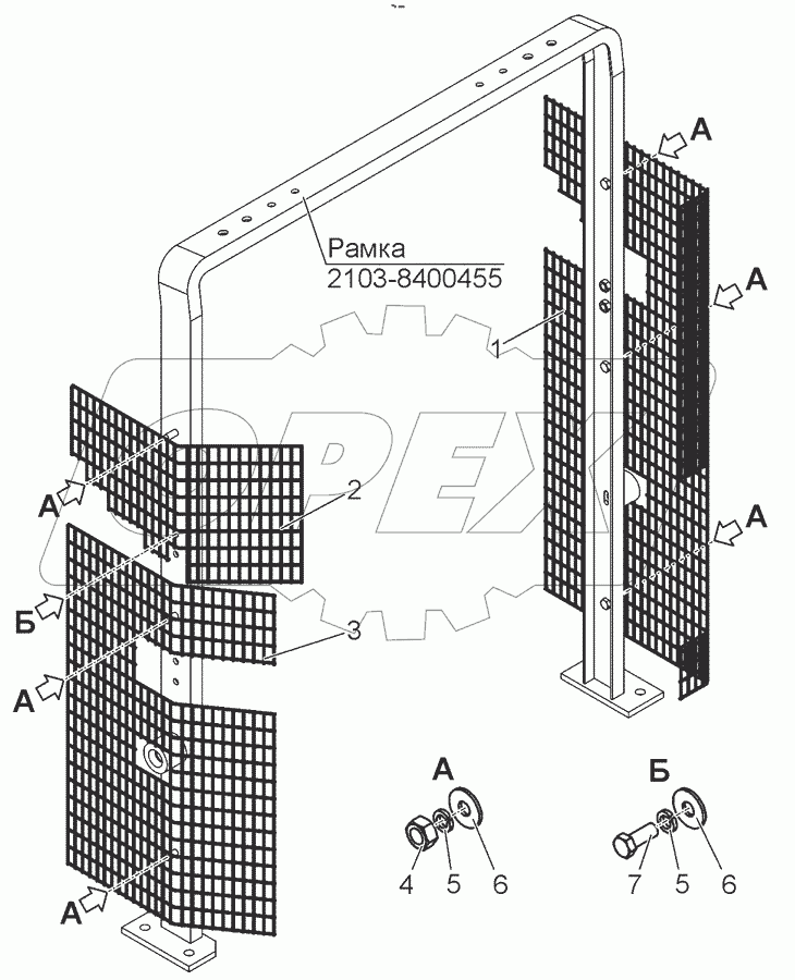  Ограждение вентилятора