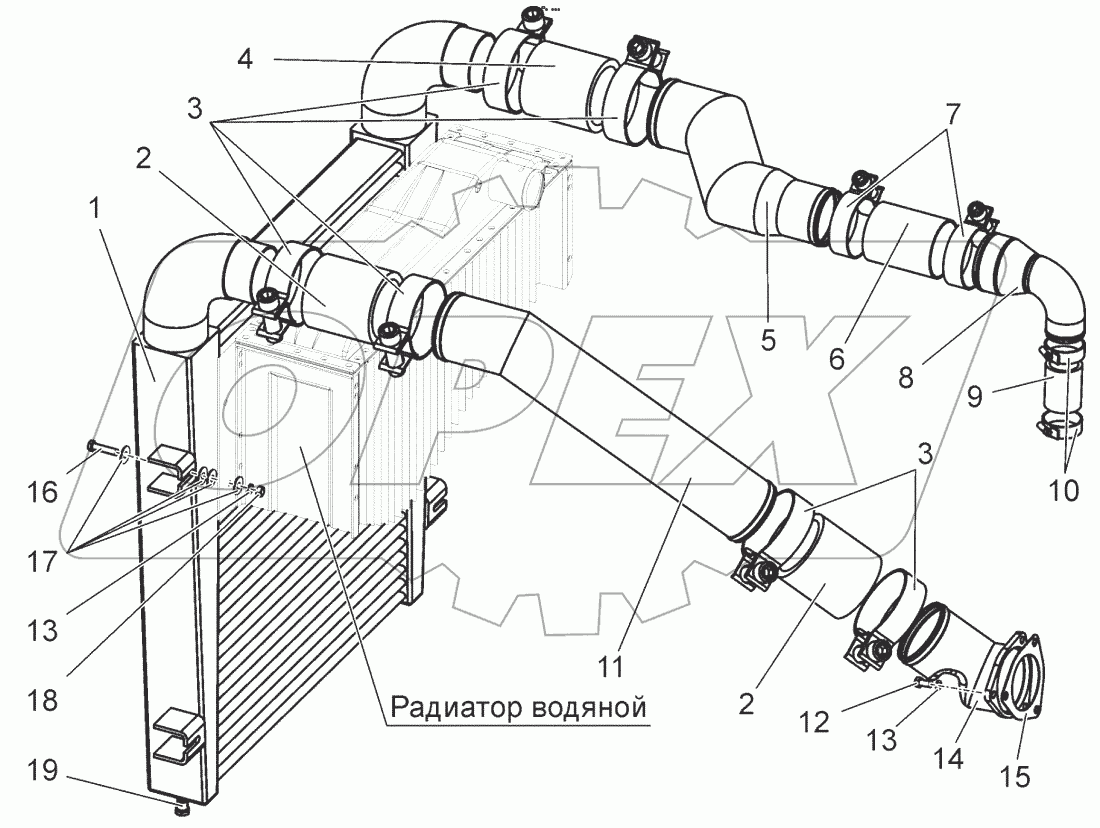  Охлаждение наддувочного воздуха