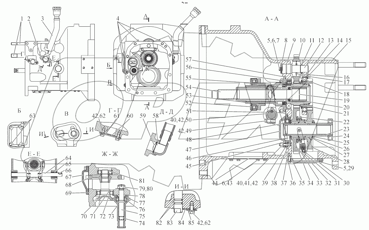  Корпус сцепления