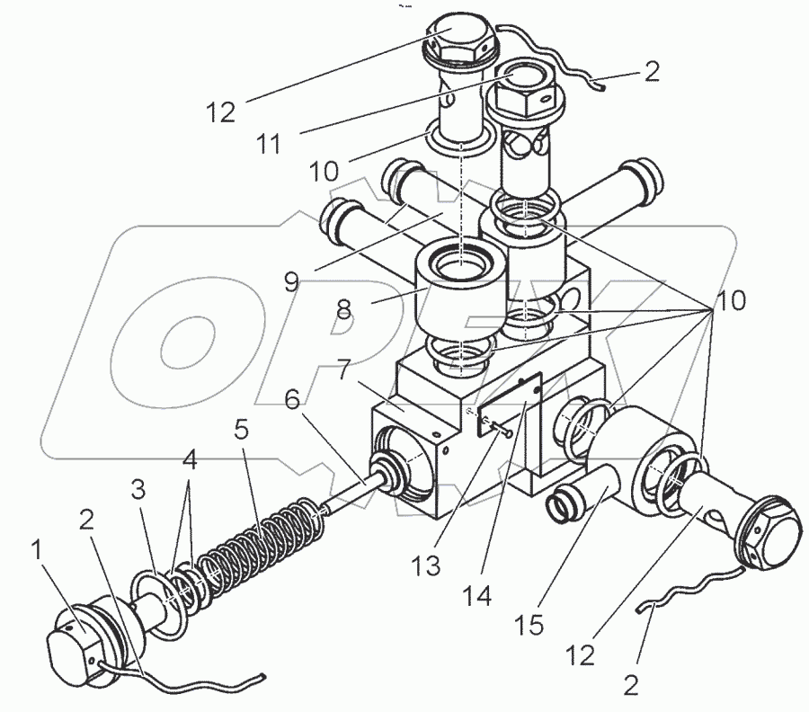  Клапан перепускной