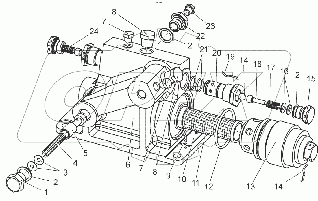  Коробка клапанная с фильтром. Клапан