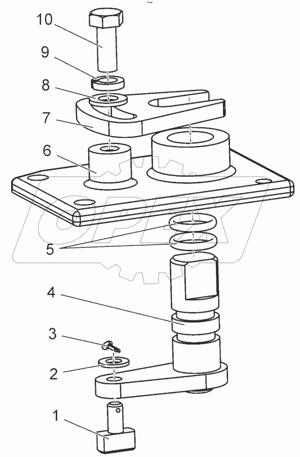 Механизм отключения гидромотора