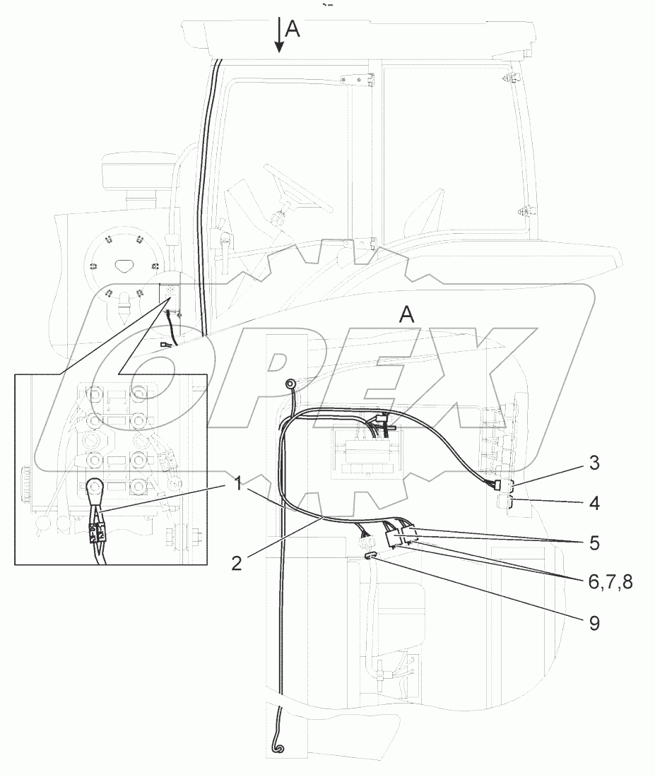  Электрооборудование отопителя