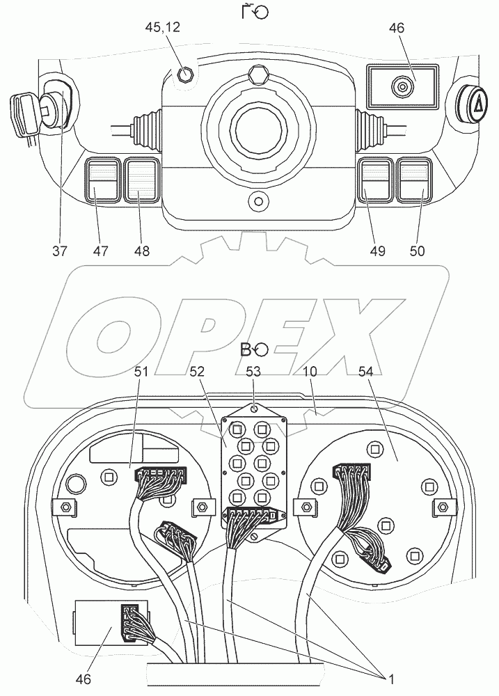  Щиток приборов