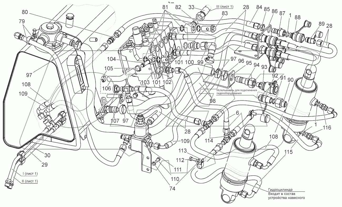  Гидросистема