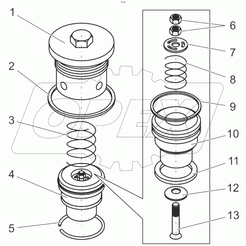  Пробка. Клапан