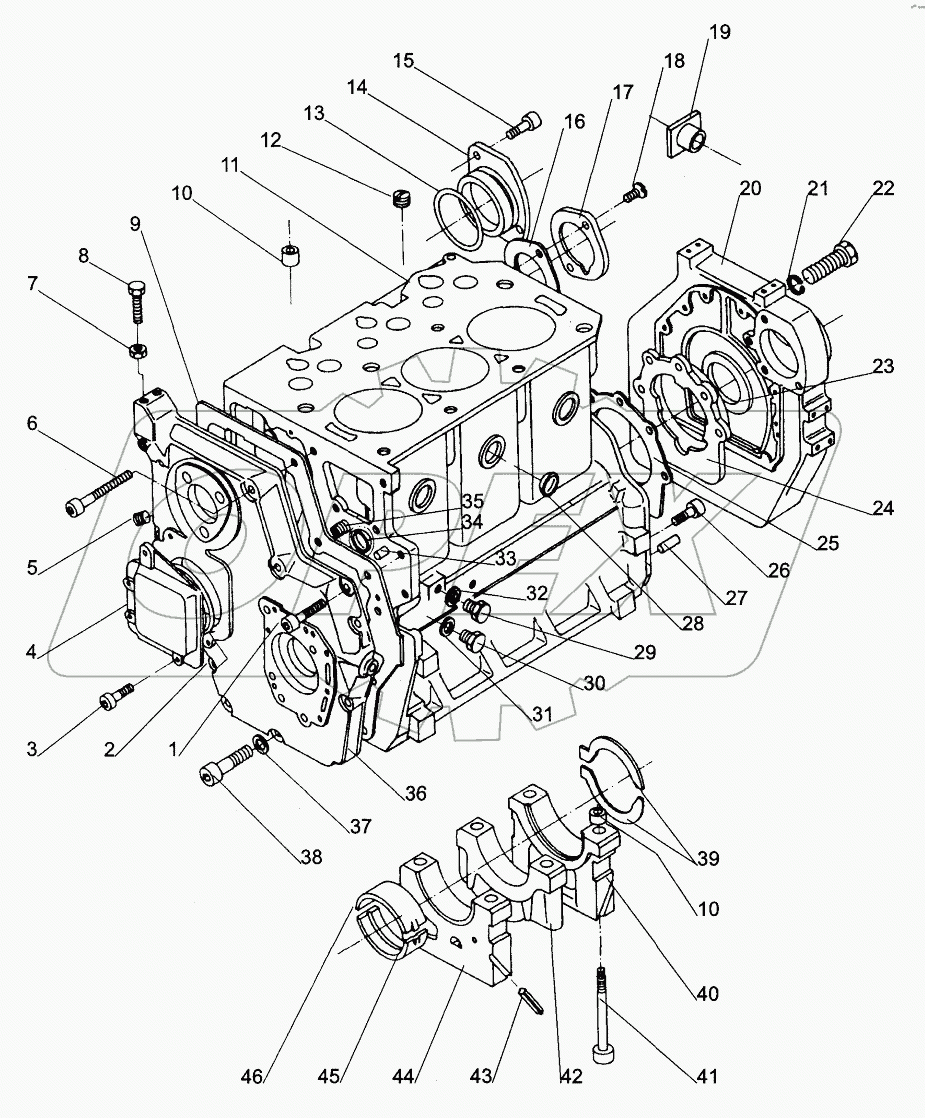  Блок цилиндров;Cylinder Block