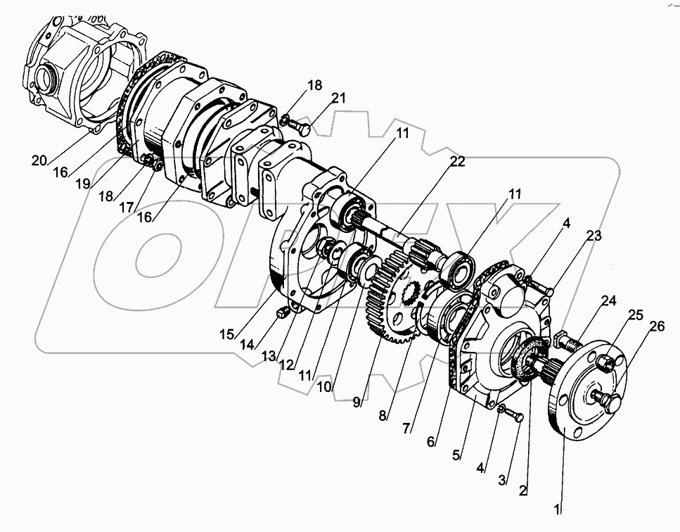  Конечная передача;Final Drive