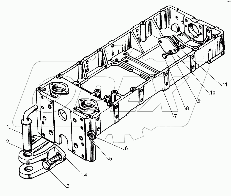  Полурама в сборе;Semi-Frame Assy