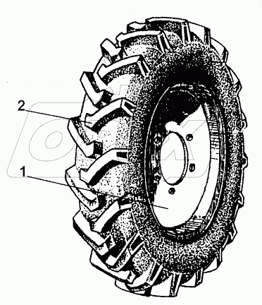  Колеса передние ведущие;Front Drive Wheels