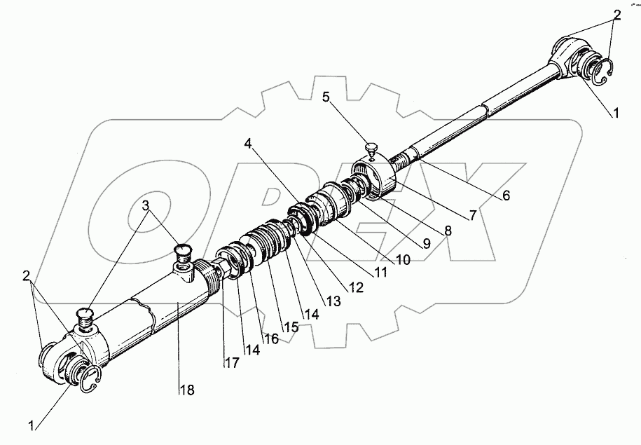  Цилиндр Ц40х160;Cylinder С40х160