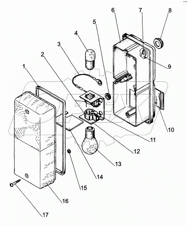  Фонарь передний;Front Light