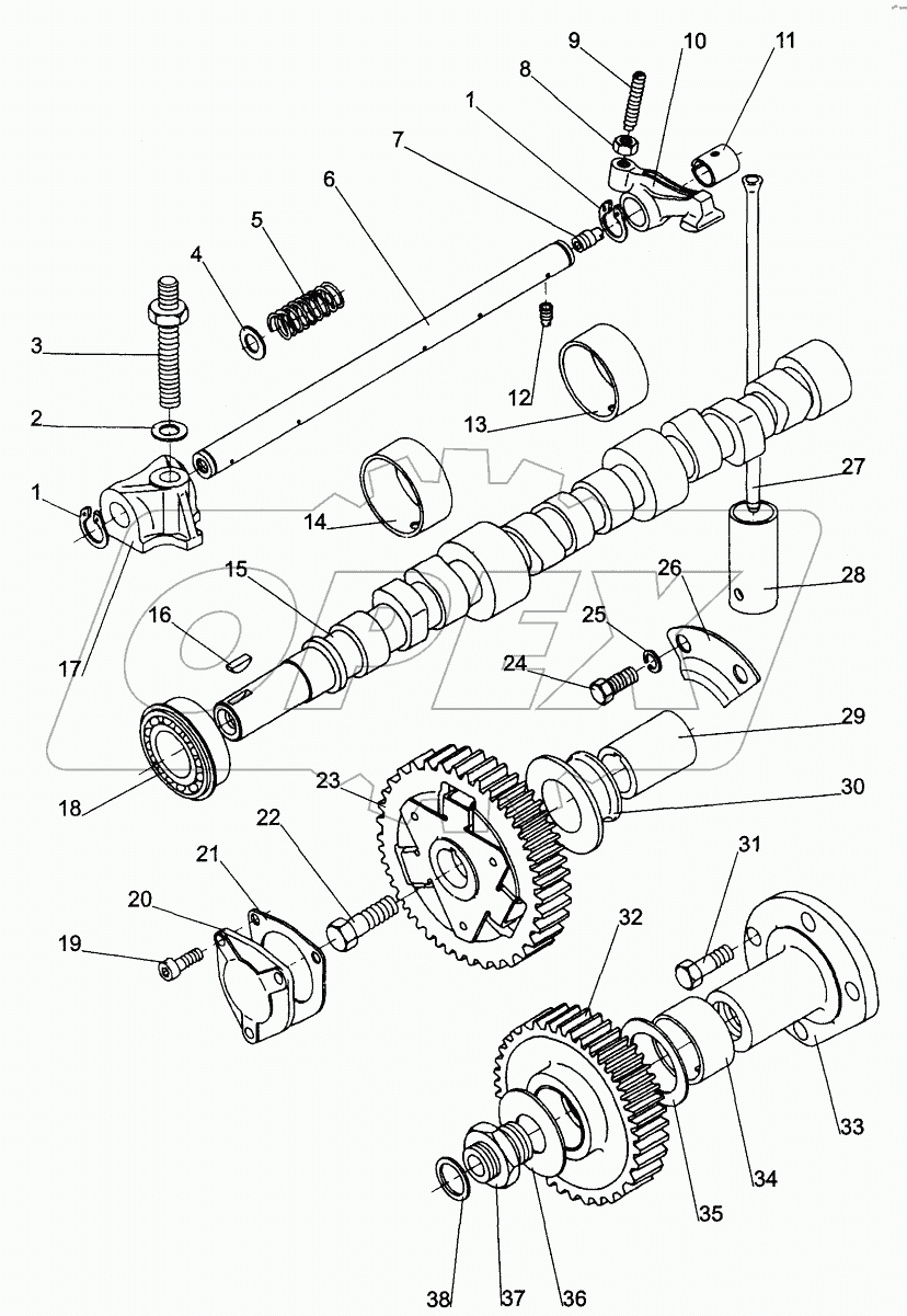  Механизм распределительный;Timing Gear