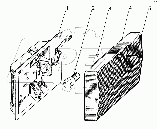  Плафон освещения кабины;Cab Dome Light