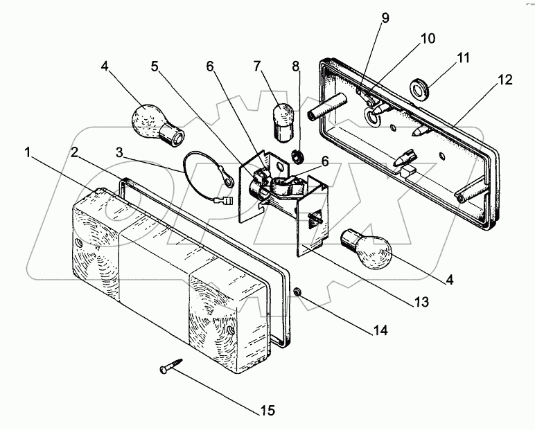  Фонарь задний;Back Light
