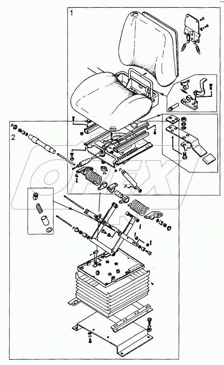  Сиденье оператора;Operator's Seat