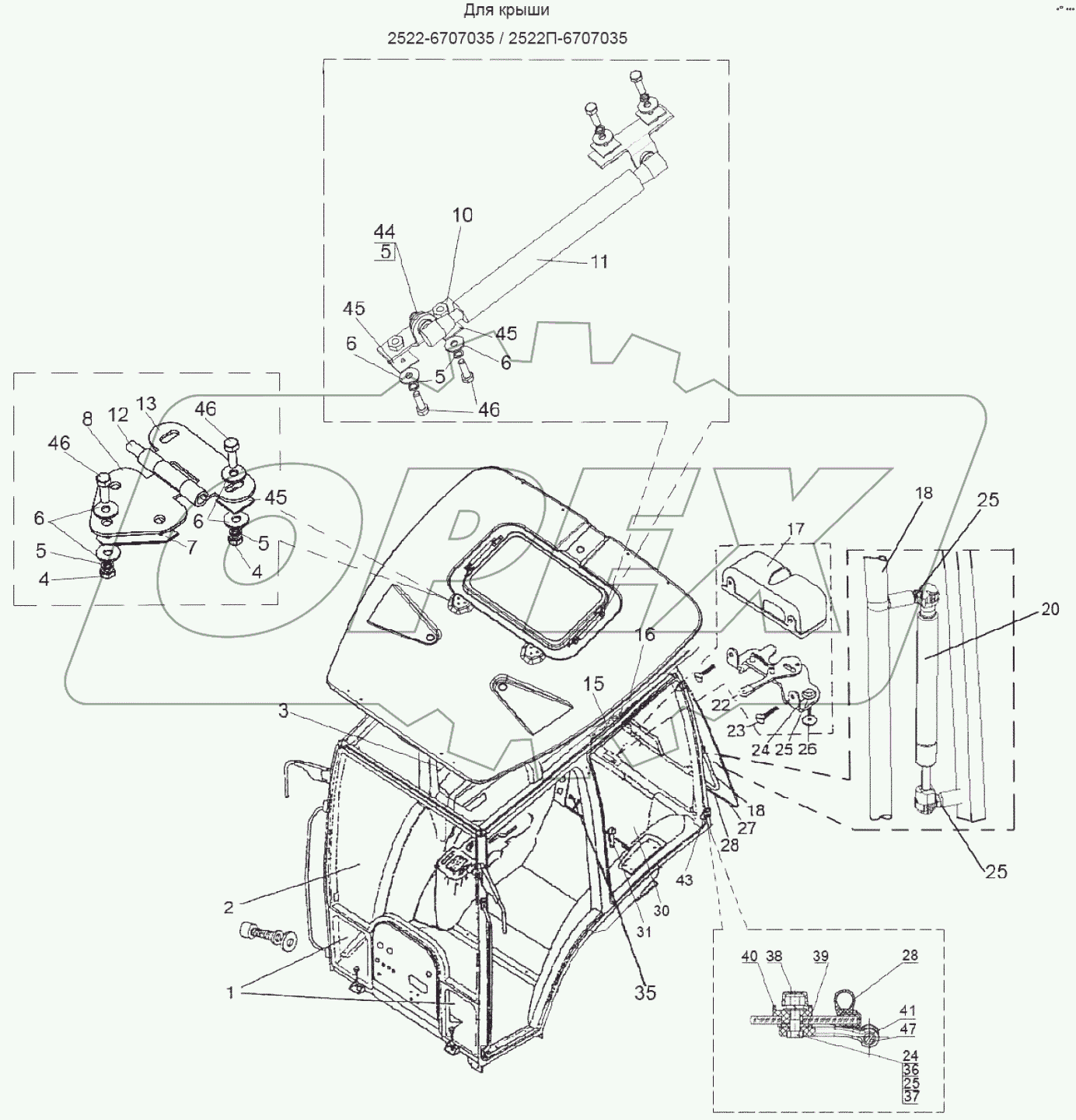  Стекла кабины