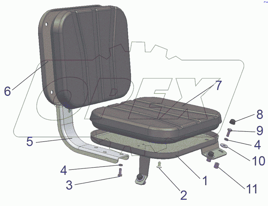  Сиденье дополнительное