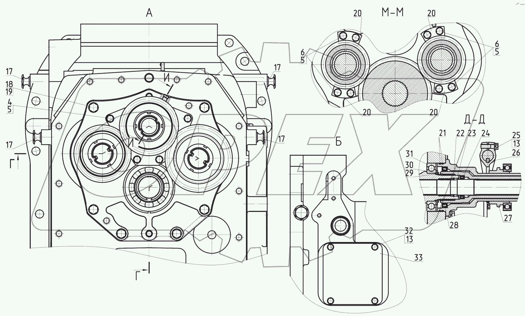  Корпус сцепления