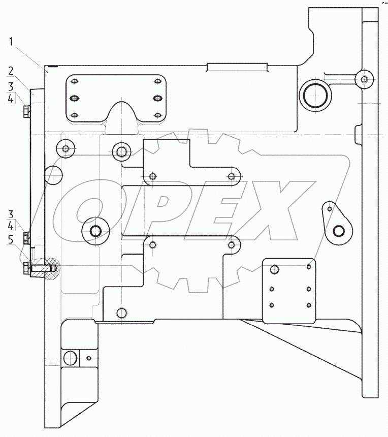  Корпус сцепления