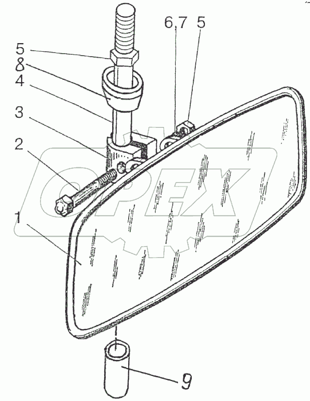  Зеркало внутреннее