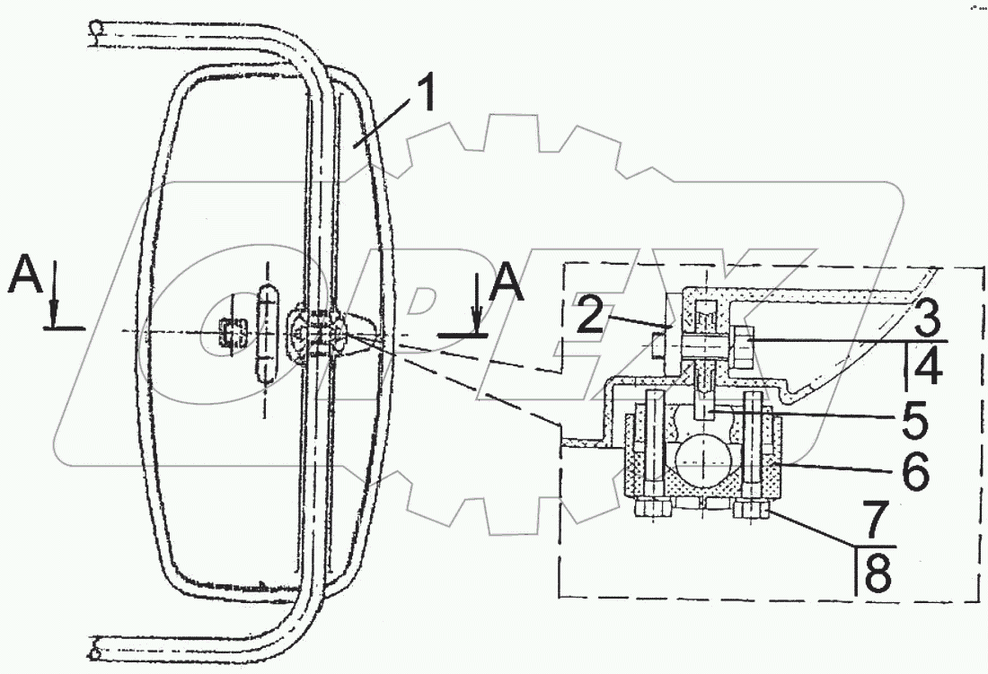 Зеркало наружное