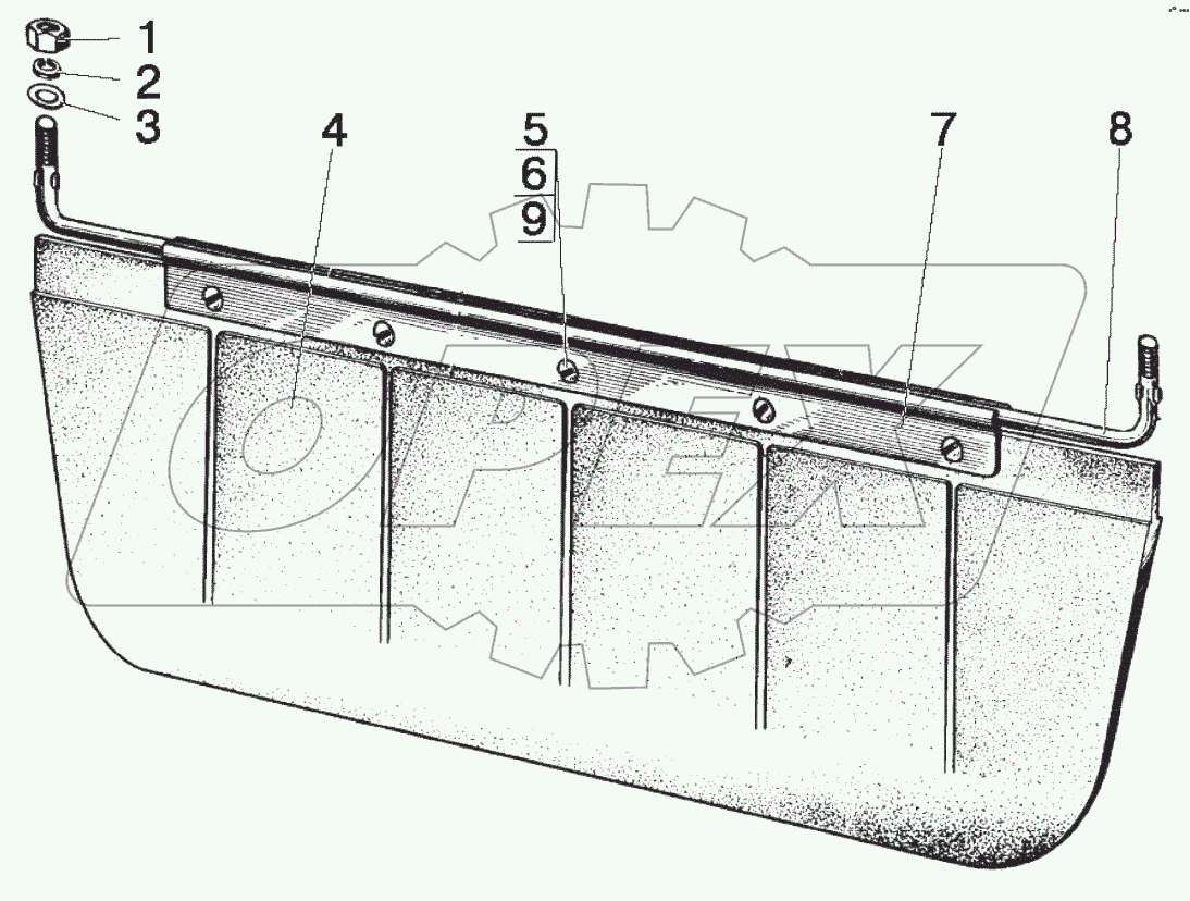  Козырек противосолнечный