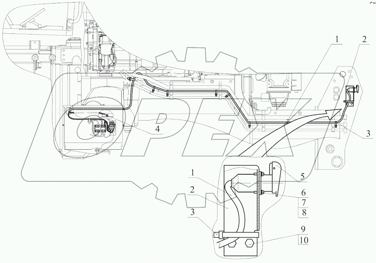  Установка передней розетки