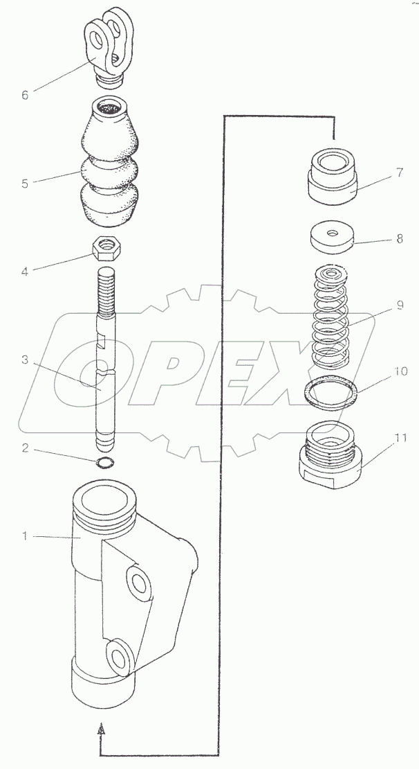  Цилиндр главный