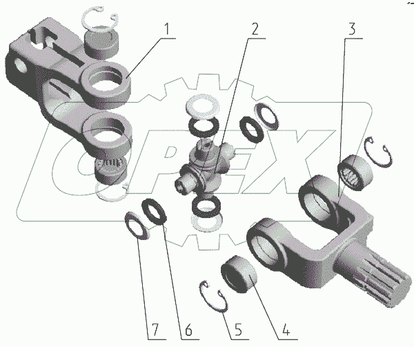  Кардан (реверса)