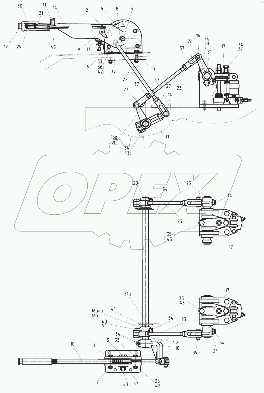  Управление стояночным тормозом