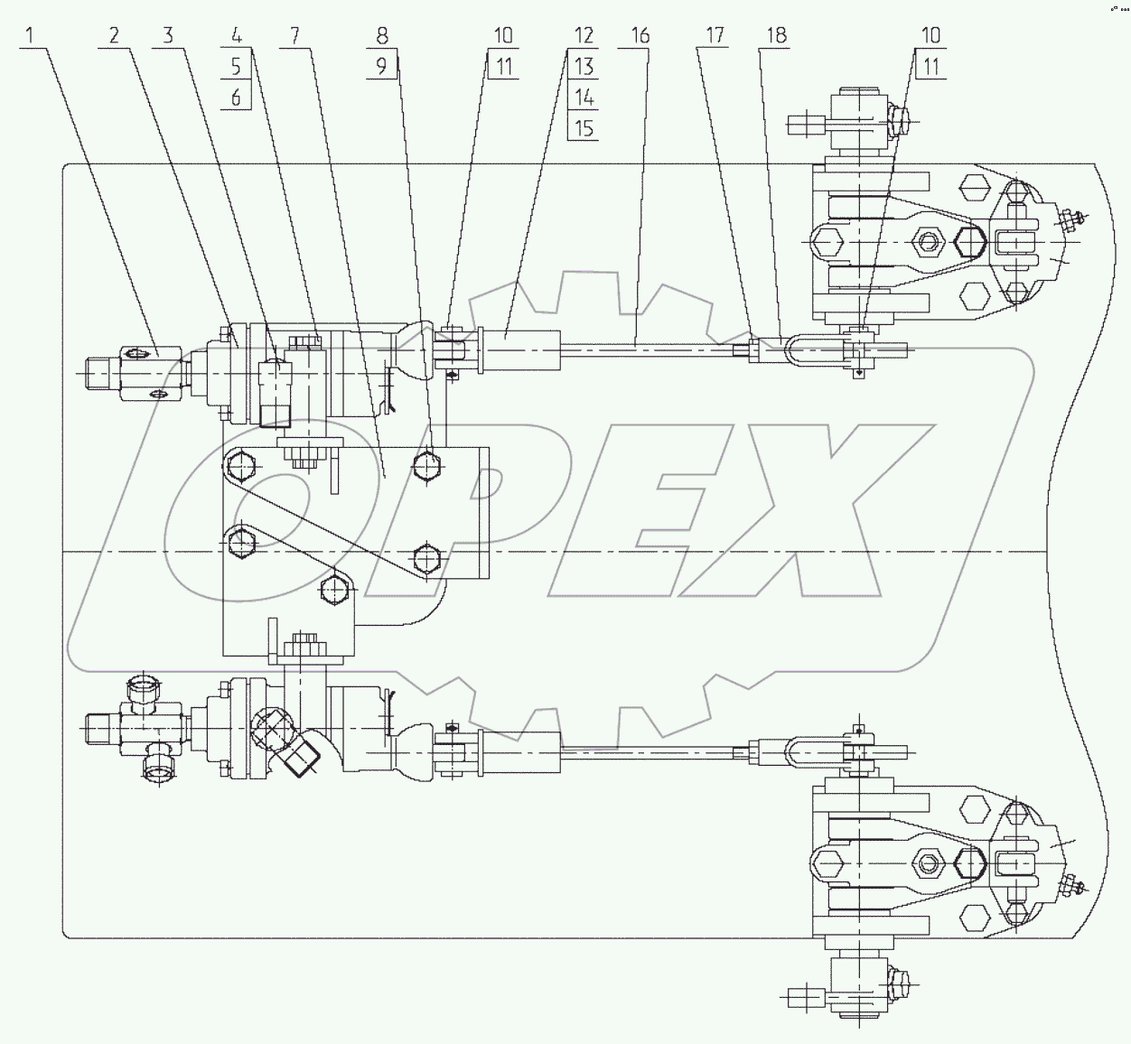  Установка однопроводного крана тормозного
