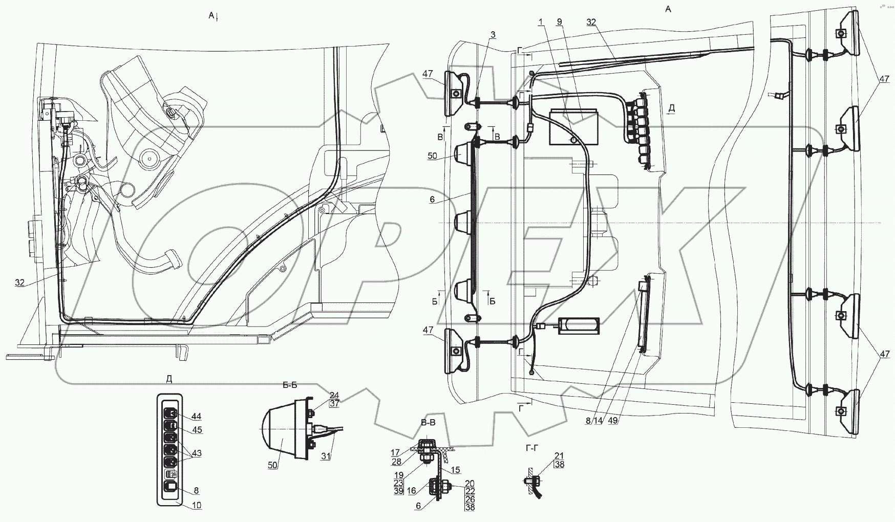  Установка фар рабочих