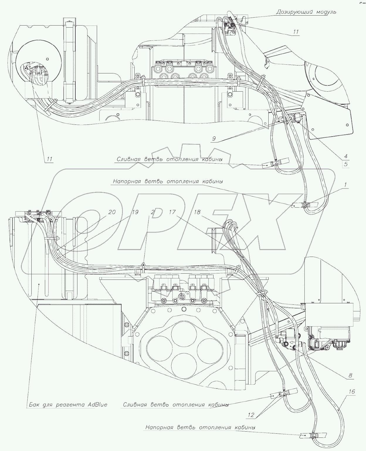  Система подогрева бака