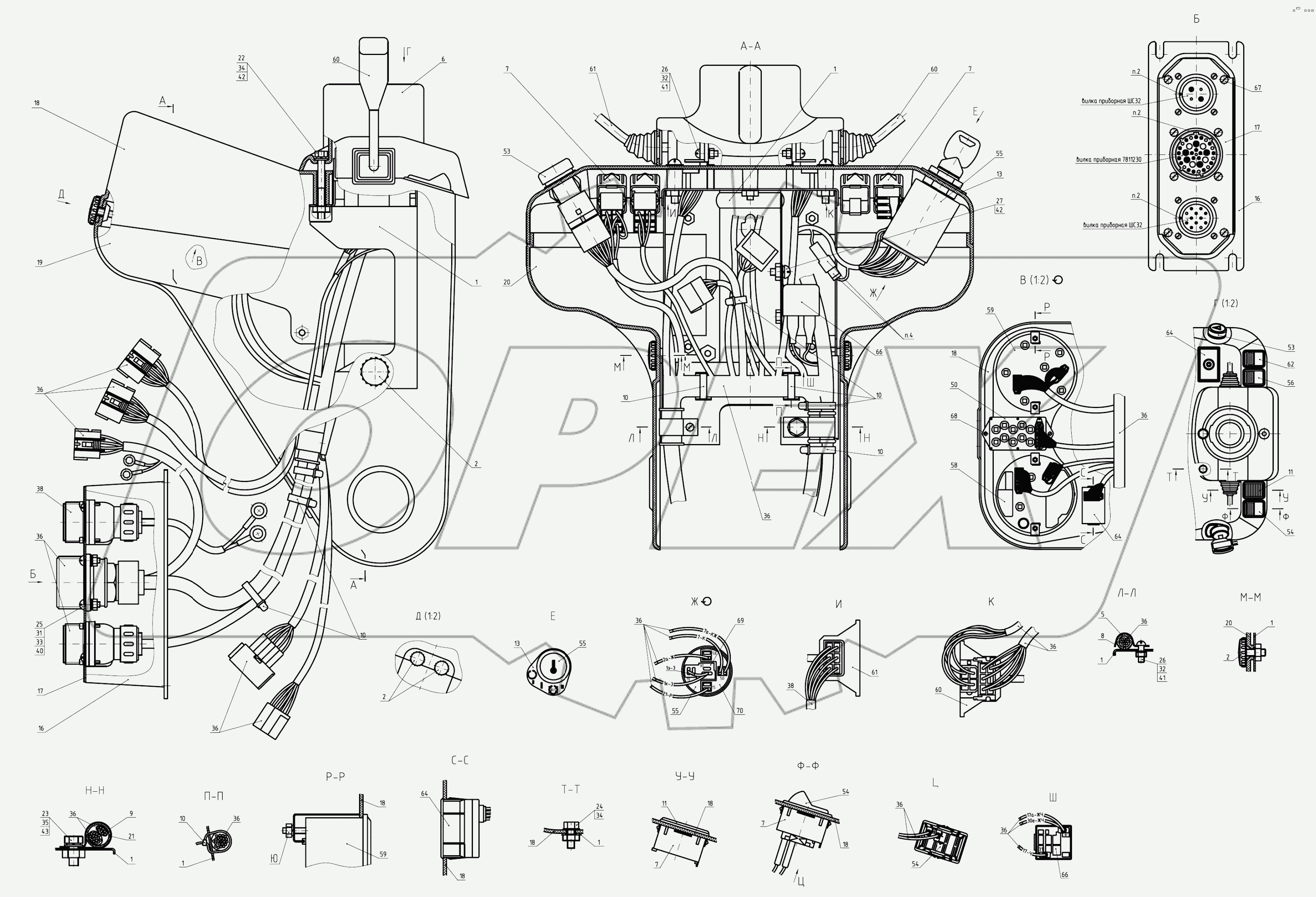  Щиток приборов