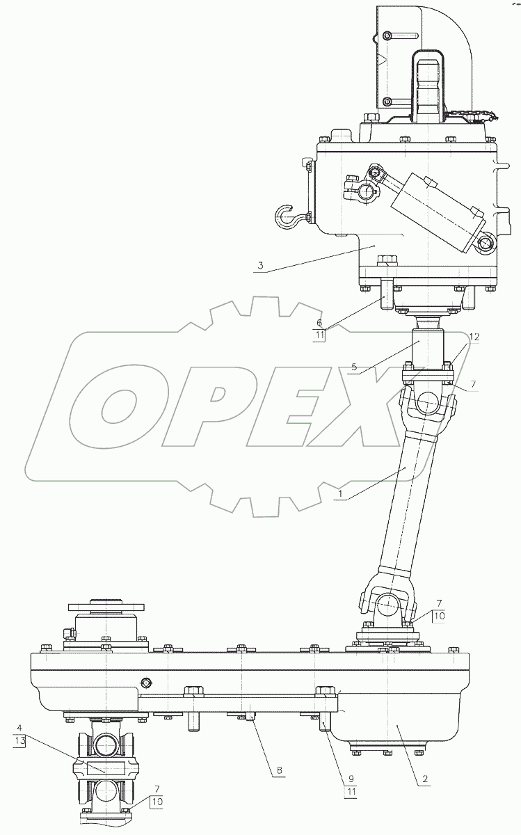  ВОМ передний