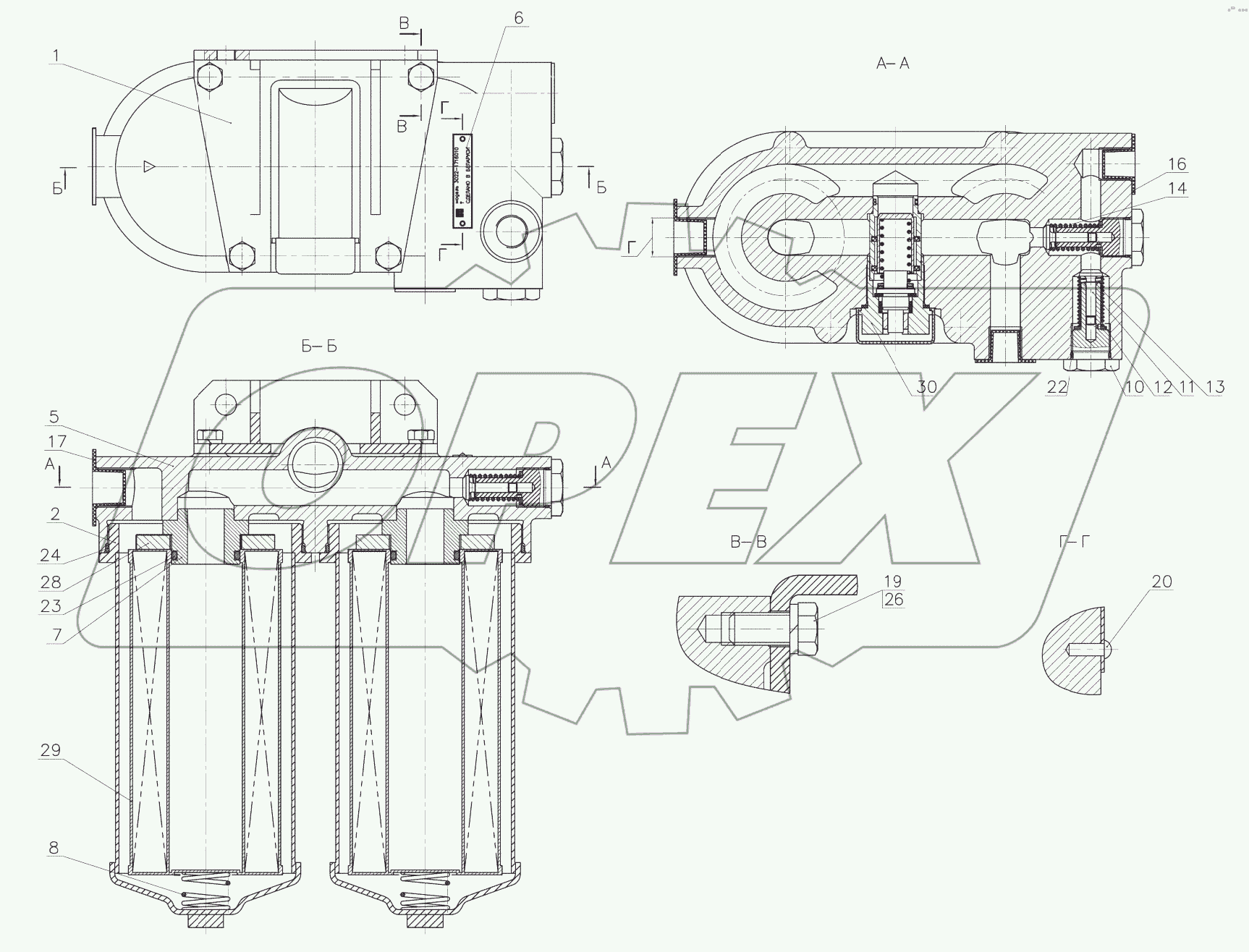  Фильтр сдвоенный